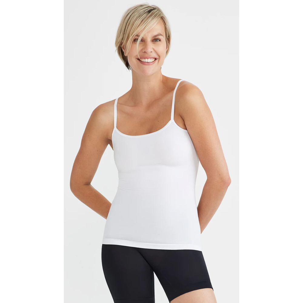 YUMMIE CONVERTIBLE SHAPING CAMI WHITE SZ 2X/3X YT5-165